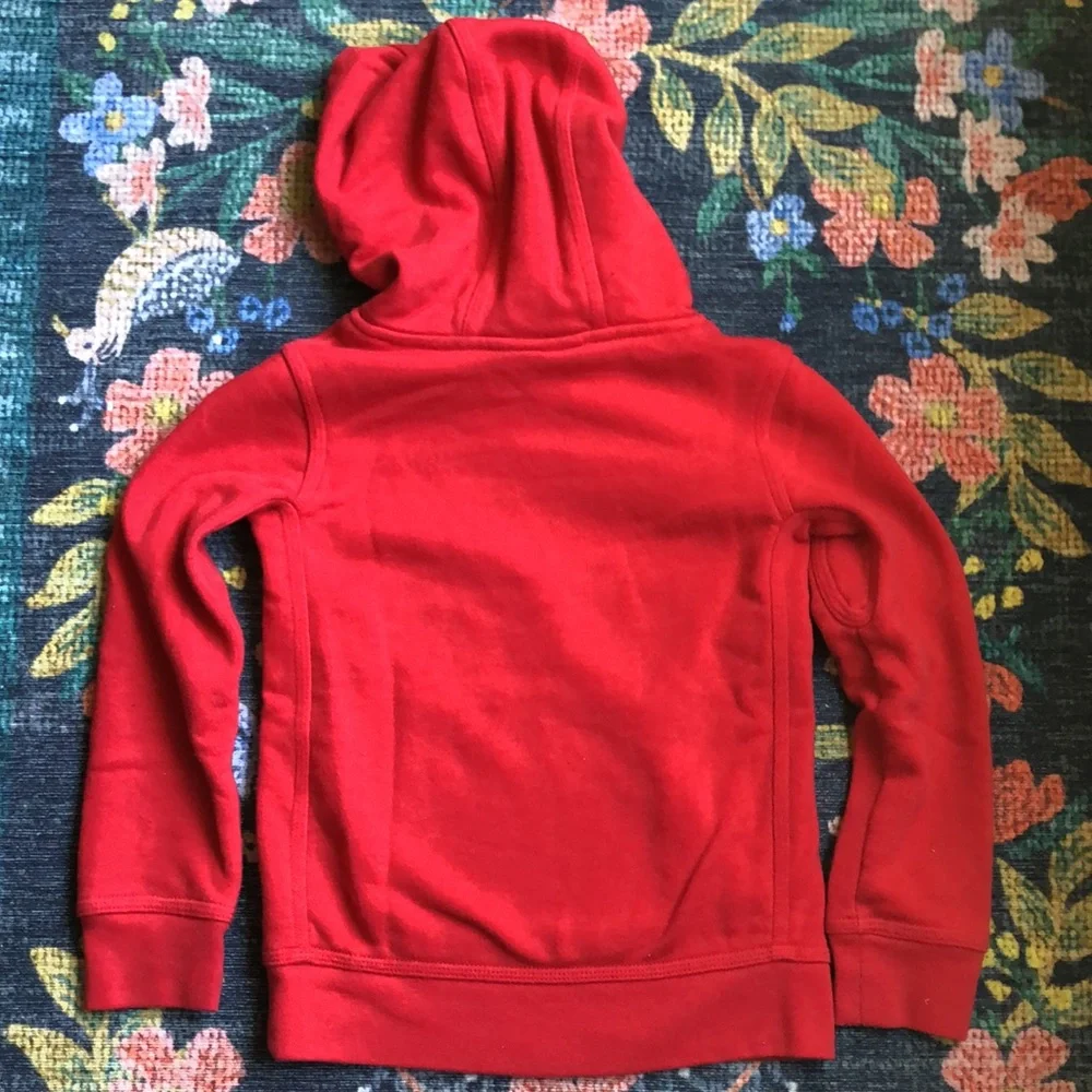 Nike Boys Red Hooded Sweatshirt, Size 4 (XS)